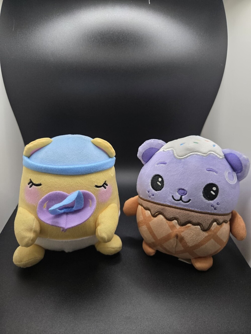 Plush Cuddly Duo - Yellow & Purple Soft Toy Pair Moriah Elizabeth